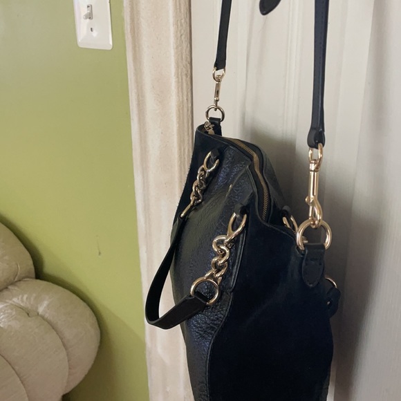 COACH IMBLK leather and suede bag - Picture 5 of 5